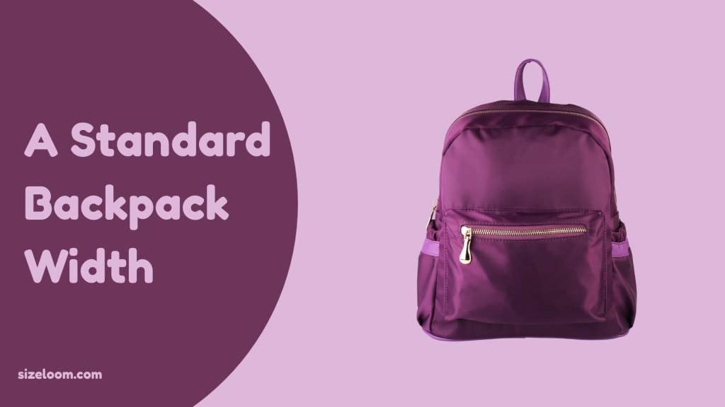 A Standard Backpack Width