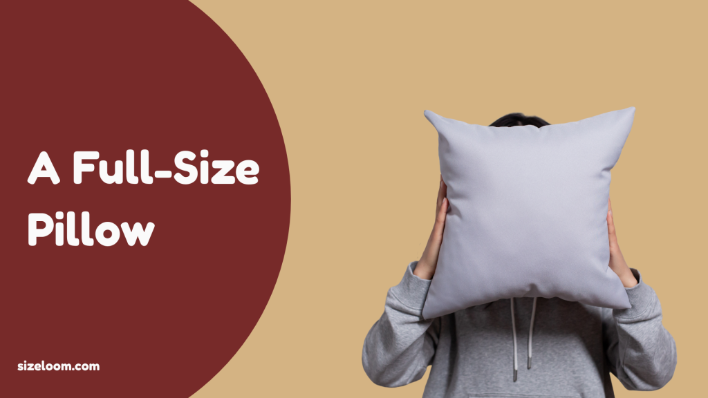 A Full-Size Pillow