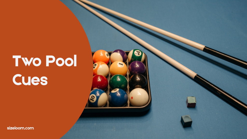 Two Pool Cues