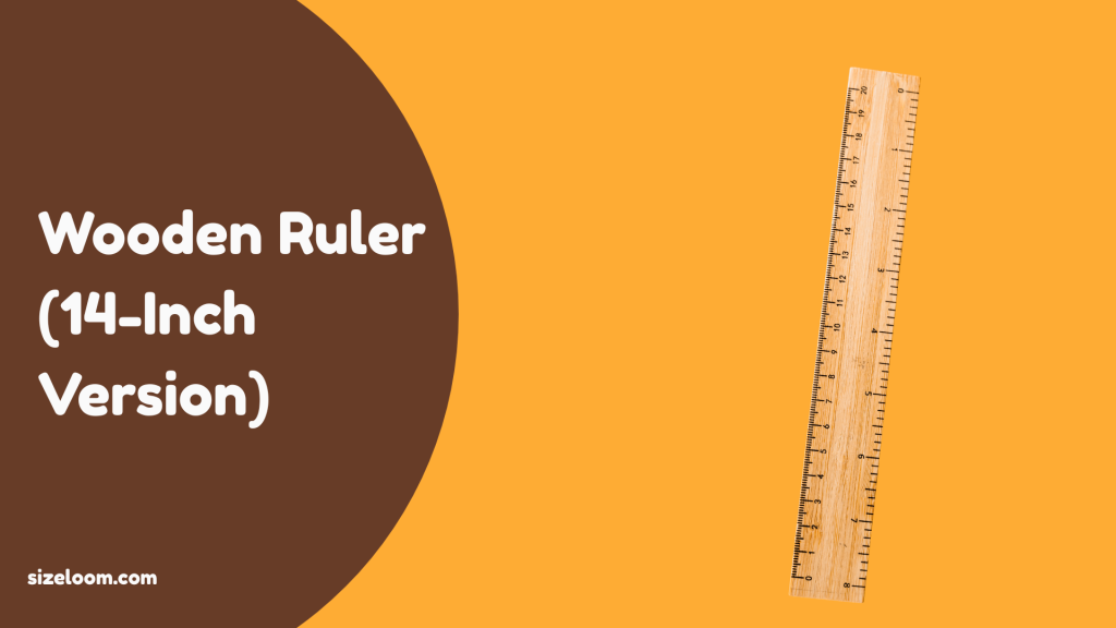 Wooden Ruler (14-Inch Version)