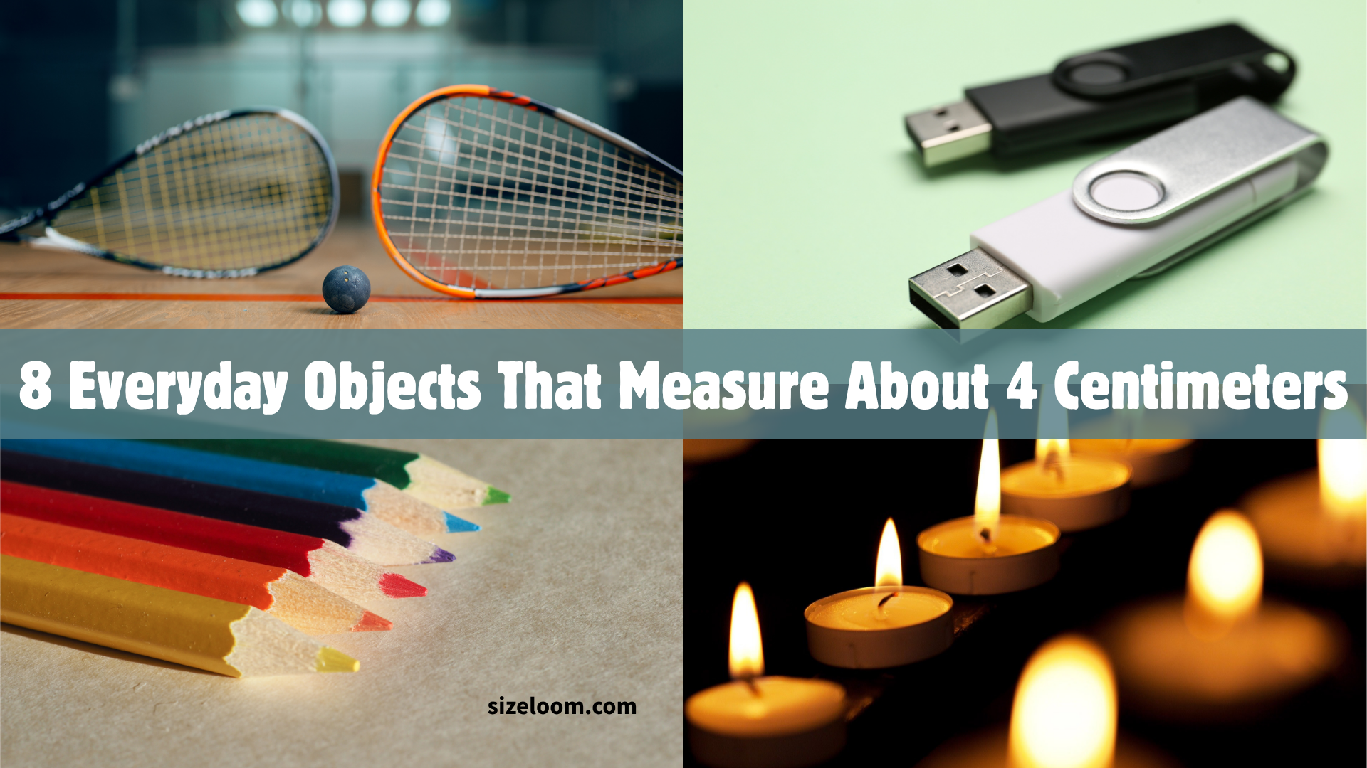 8 Everyday Objects That Measure About 4 Centimeters