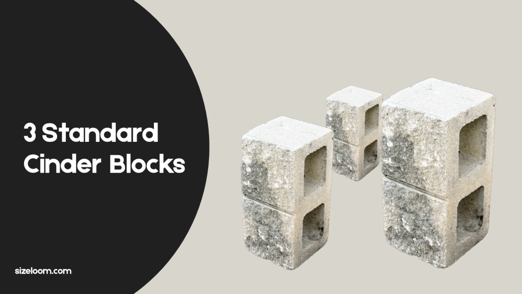 3 Standard Cinder Blocks