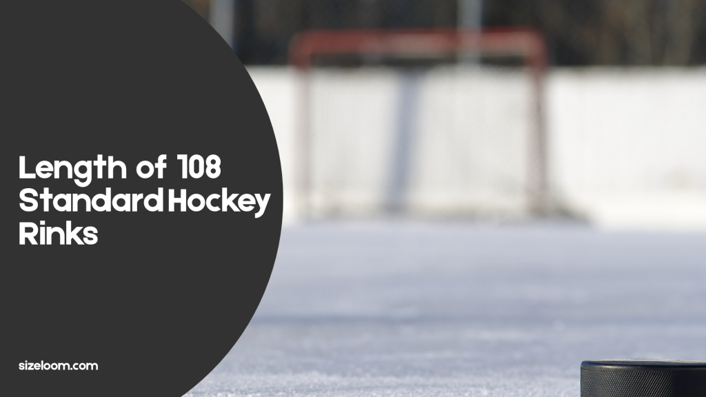 Length of 108 Standard Hockey Rinks