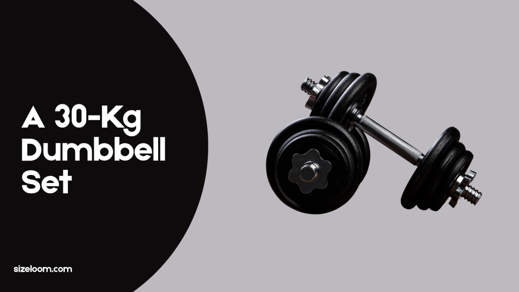 A 30-Kg Dumbbell Set