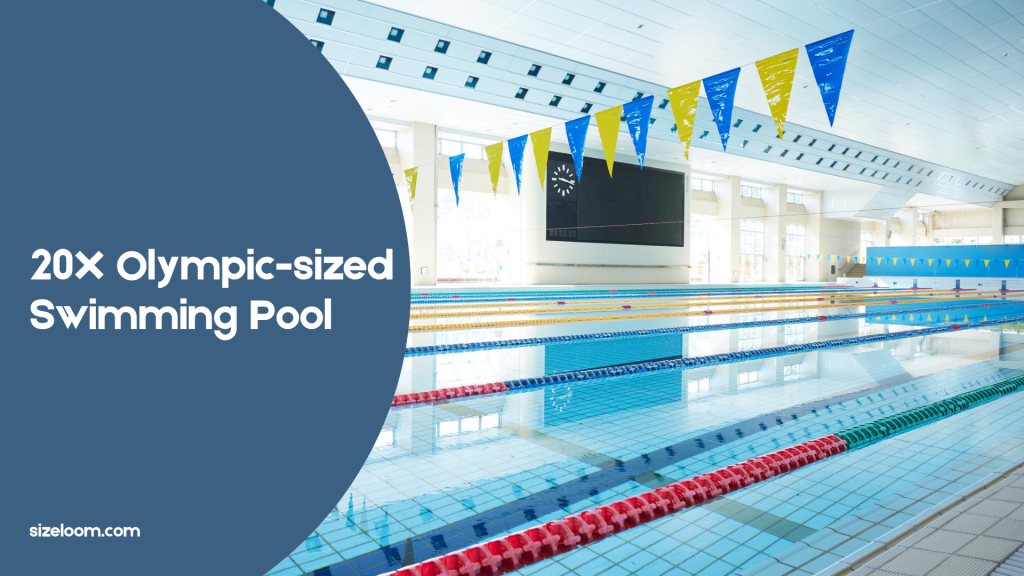 20X Olympic-sized Swimming Pool