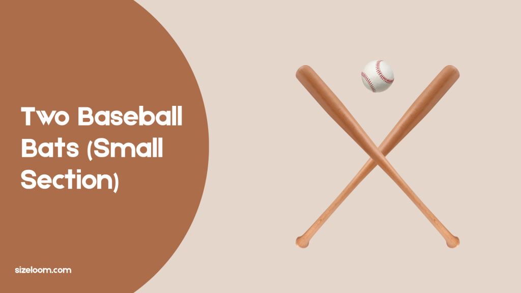 Two Baseball Bats (Small Section)