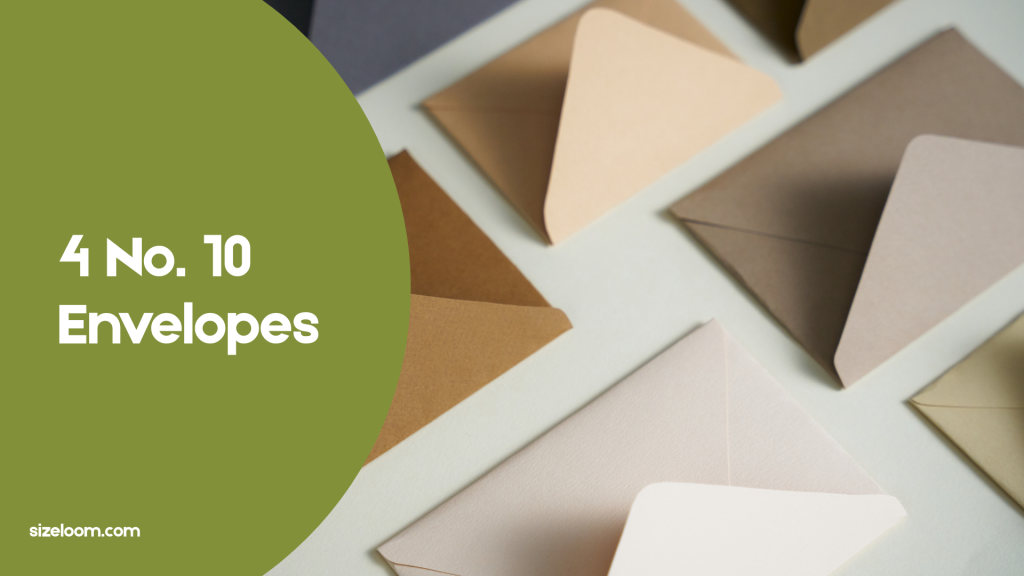 4 No. 10 Envelopes