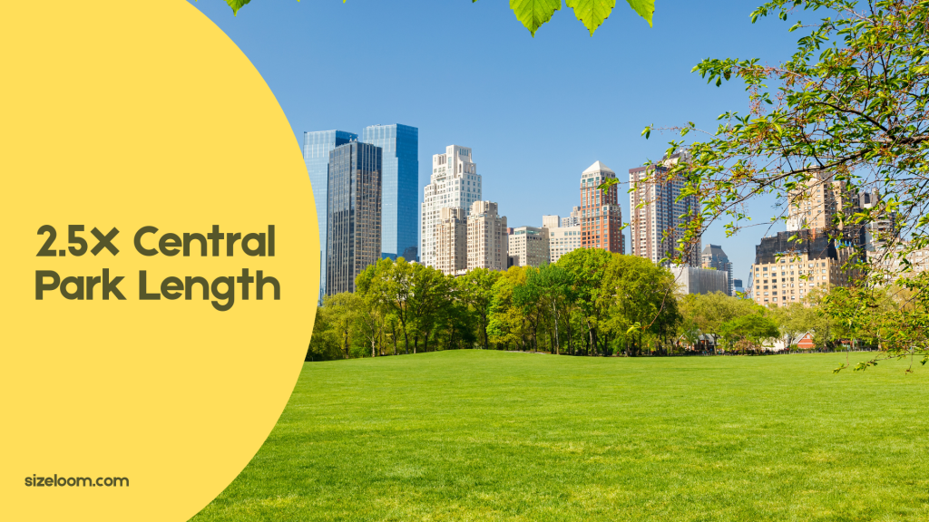 2.5X Central Park Length