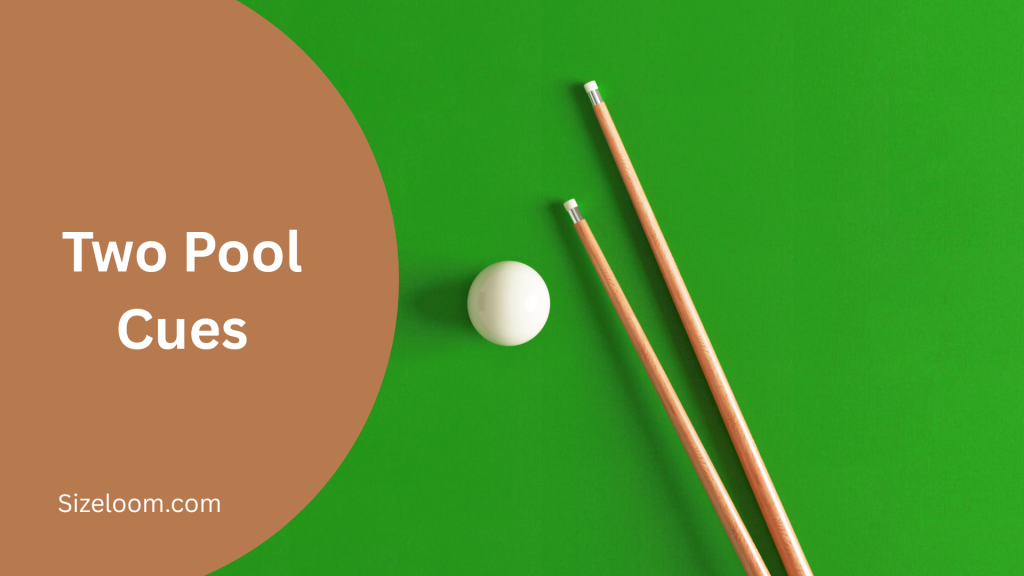 Two Pool Cues