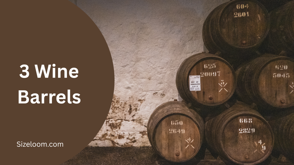 3 Wine Barrels